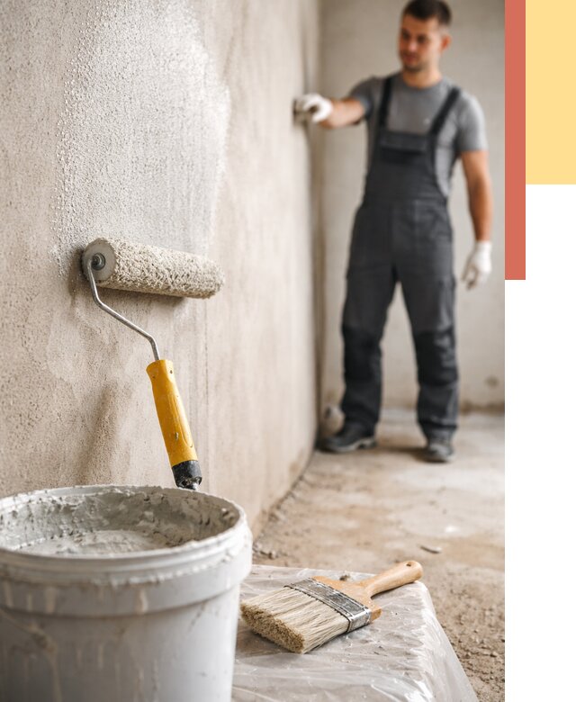 Нанесение бетоноконтакта на стены в Курске от 4378 руб. быстро и недорого | ОТДЕЛОЧНИК-Кус