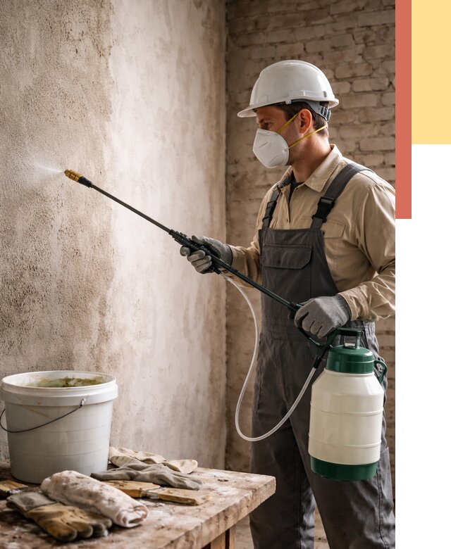 Антисептическая обработка стен в Курске от 1251 руб. — быстро и недорого | ОТДЕЛОЧНИК-Кус