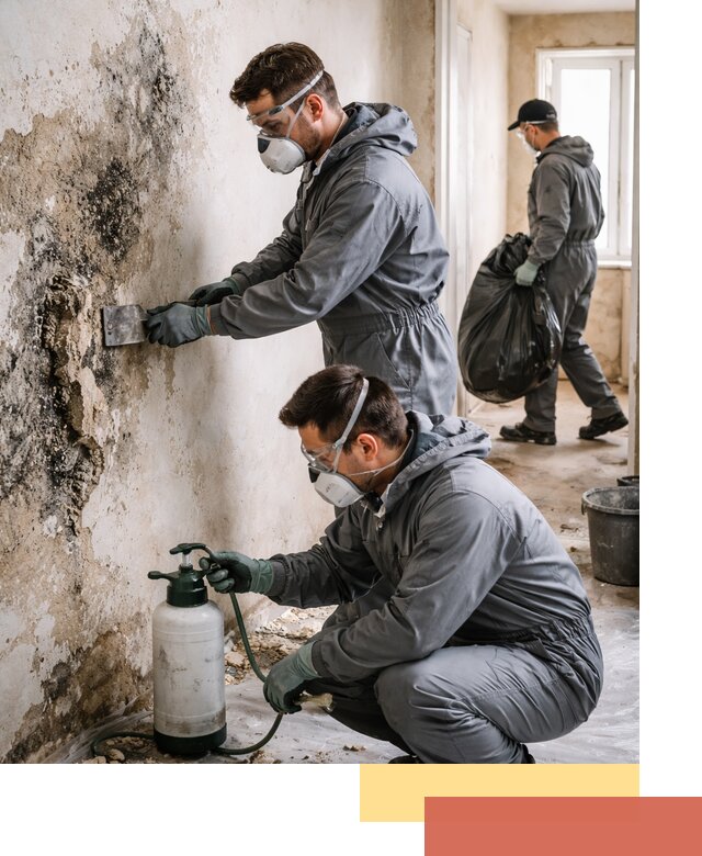 Удаление плесени со стен профессионально в Курске