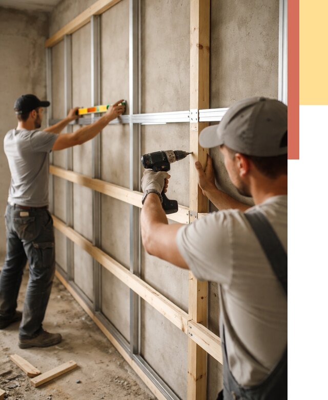 Устройство обрешетки под панели в Курске от 2189 руб. — монтаж под ключ | ОТДЕЛОЧНИК-Кус