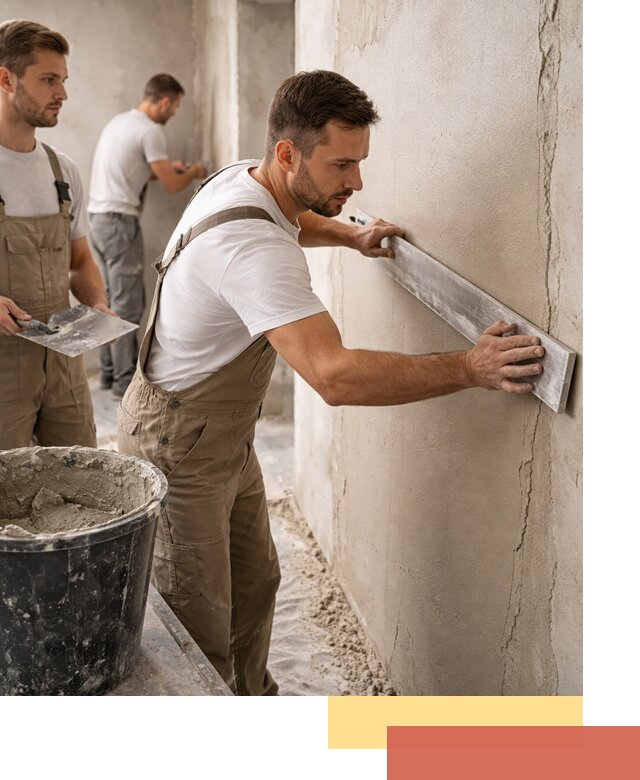 Штукатурка стен без маяков в Курске быстро и качественно