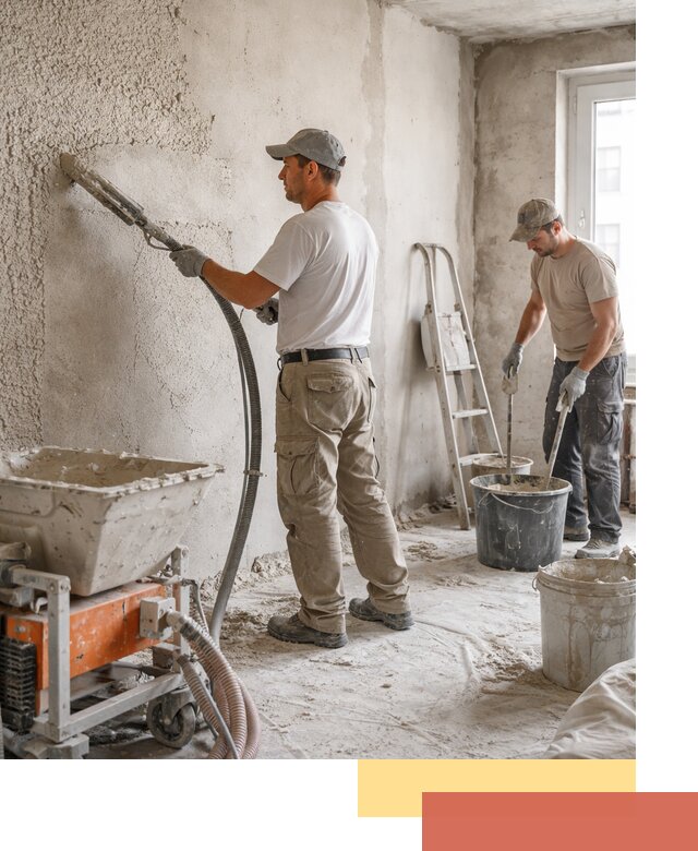 Машинная штукатурка стен в Курске — быстро и качественно