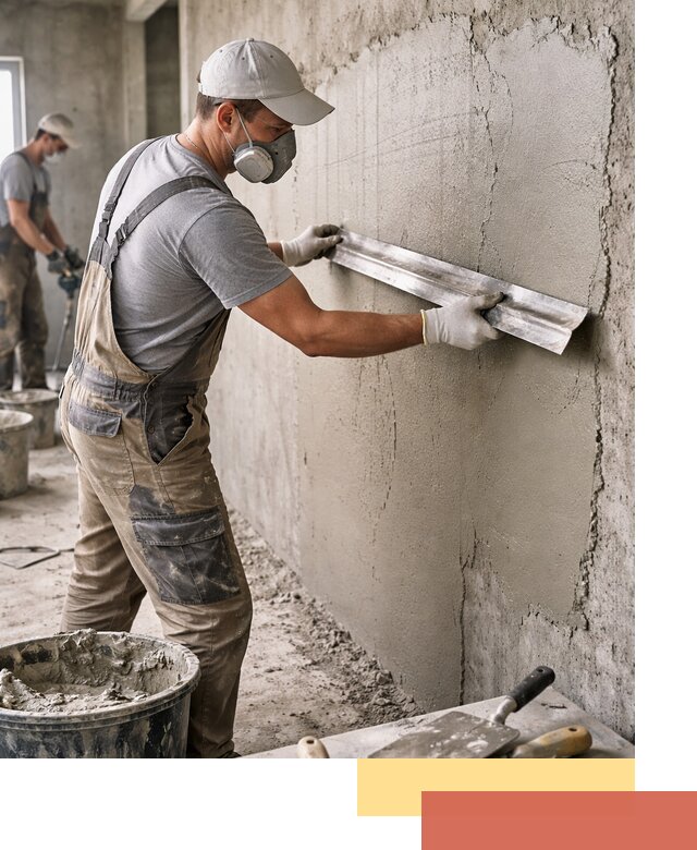 Штукатурка бетонных стен в Курске качественно и долговечно