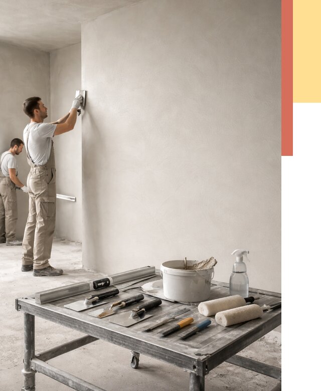 Штукатурка стен под покраску в Курске от 4691 руб./м² — качественно и недорого | ОТДЕЛОЧНИК-Кус