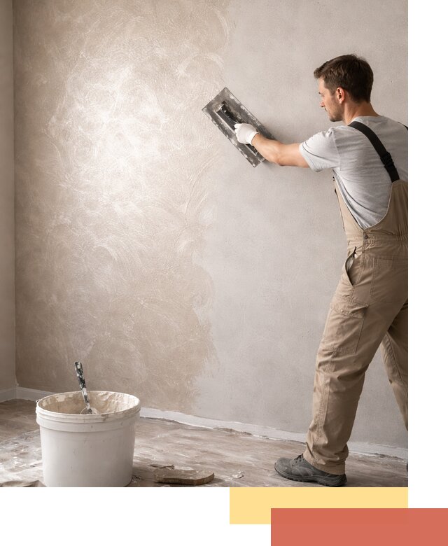 Декоративная штукатурка «Мокрый шелк» под ключ в Курске