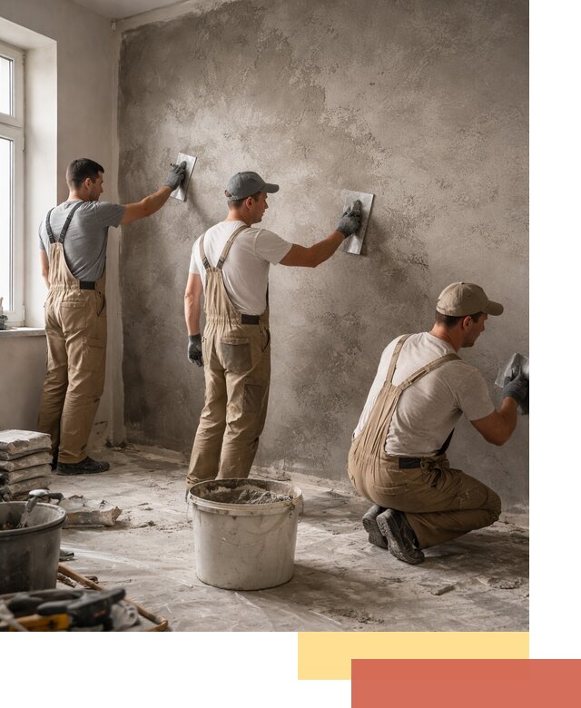 Декоративная штукатурка под бетон в Курске для стен и потолков