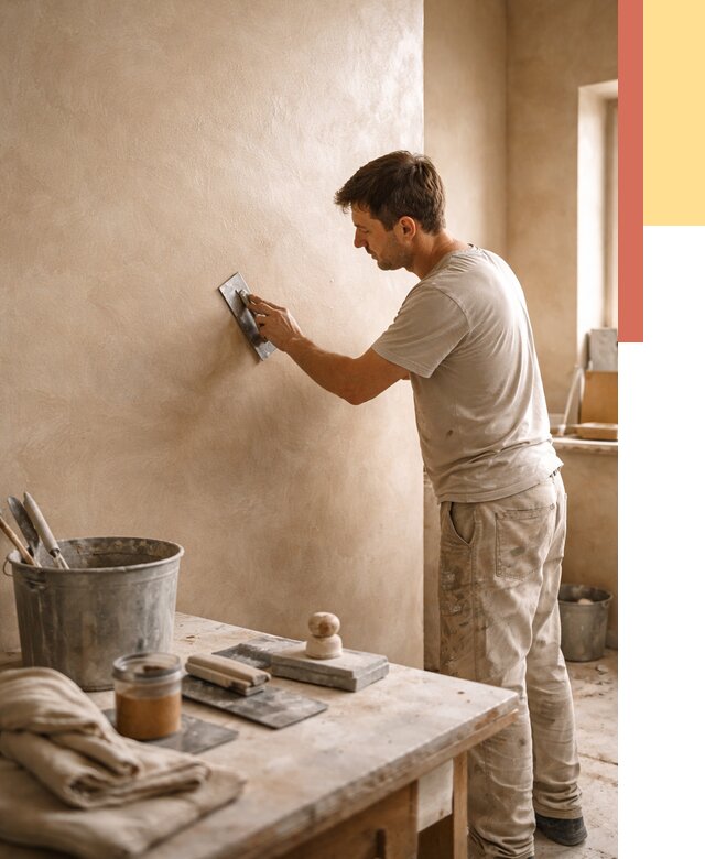 Марокканская штукатурка таделакт в Курске под ключ от 4378 руб. | ОТДЕЛОЧНИК-Кус