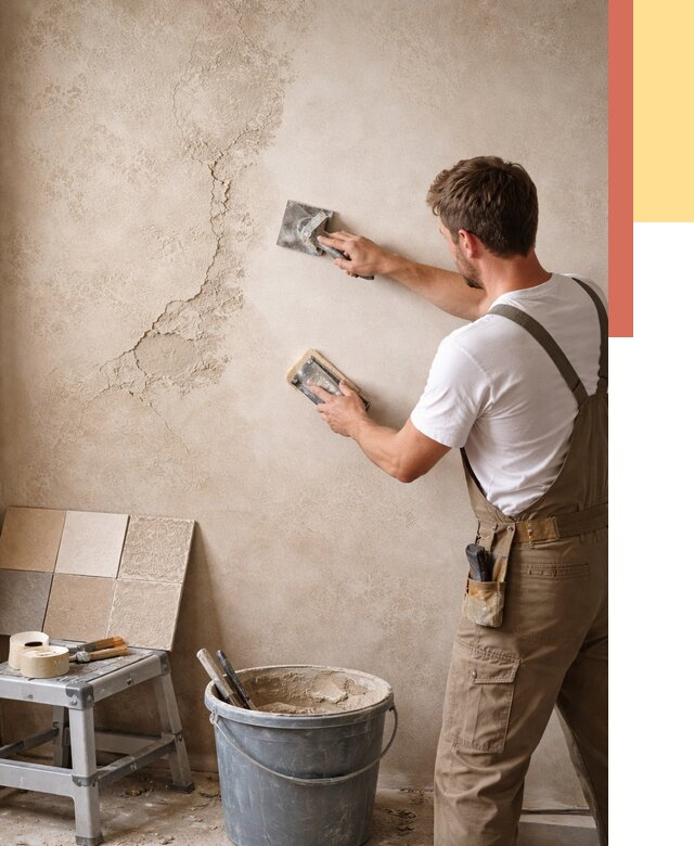 Ремонт декоративной штукатурки в Курске от 4691 руб. под ключ | ОТДЕЛОЧНИК-Кус