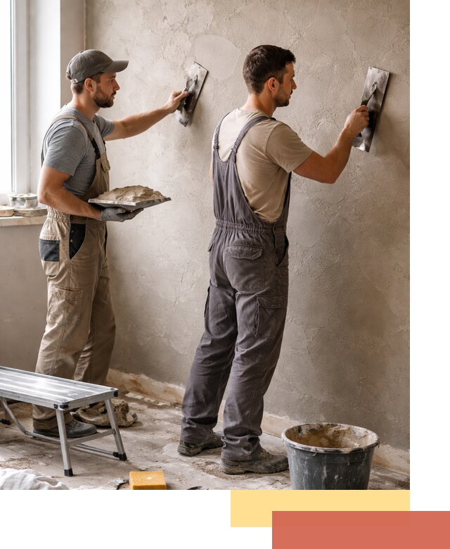 Ремонт декоративной штукатурки и восстановление фактуры в Курске