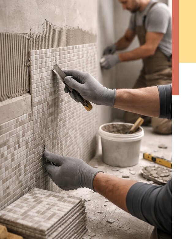 Облицовка стен мозаикой в Курске от 3336 руб/м2 — укладка мозаики на стены | ОТДЕЛОЧНИК-Кус