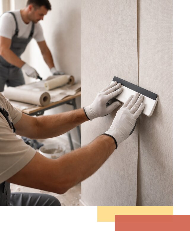 Поклейка обоев под покраску в Курске профессионально и быстро