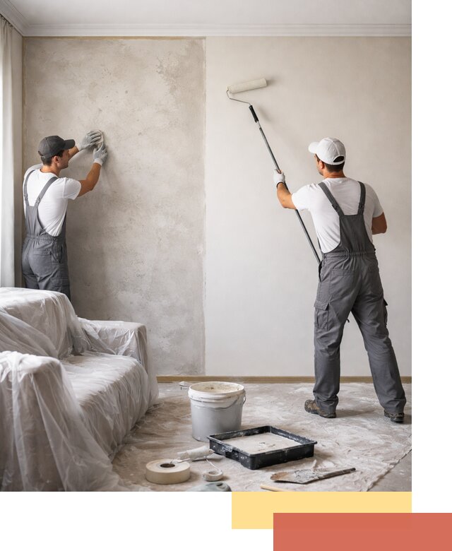 Покраска стен антивандальной краской в Курске