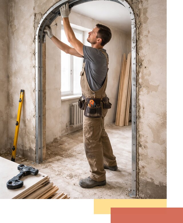 Устройство арочного проема в Курске под ключ