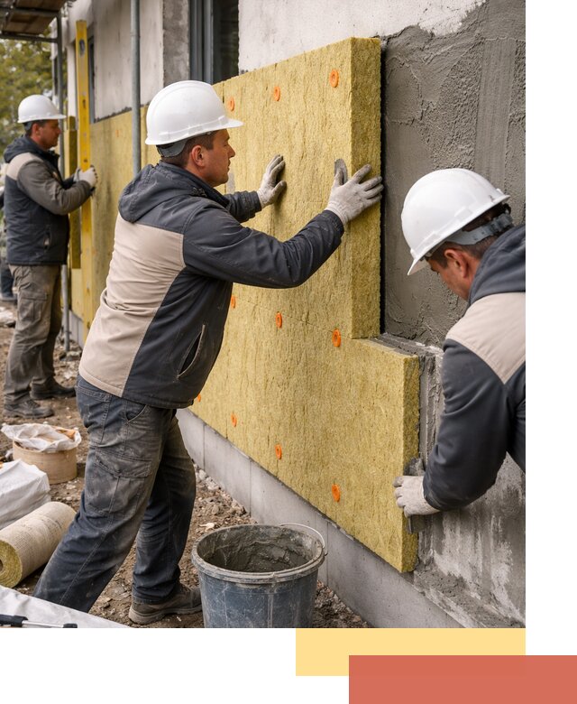 Утепление стен минватой в Курске — тепло и звукоизоляция