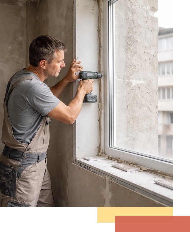 Монтаж гипсокартонных откосов в Курске под ключ