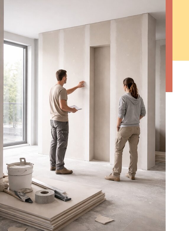 Зонирующая перегородка из гипсокартона в Курске от 2919 руб. под ключ | ОТДЕЛОЧНИК-Кус