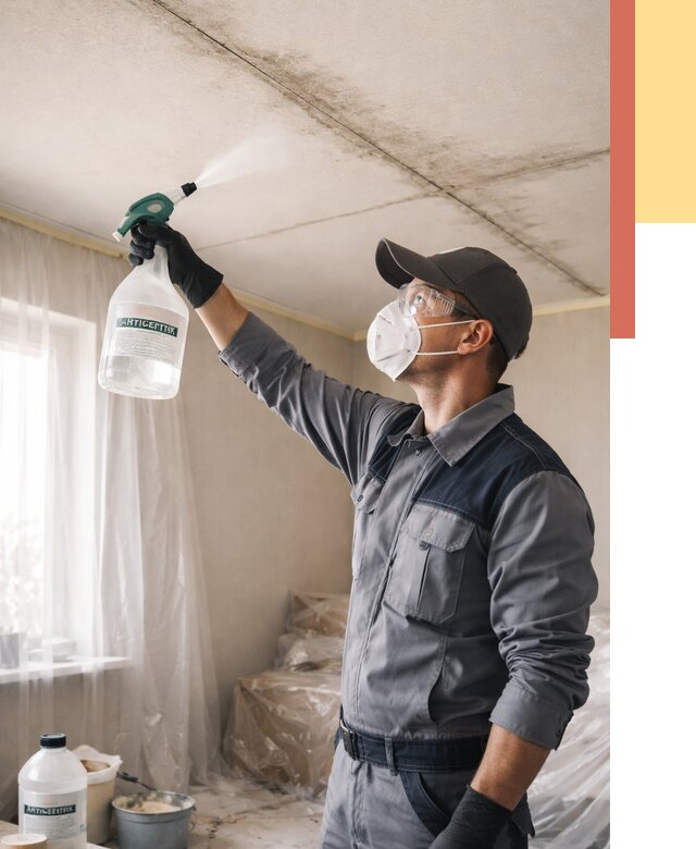 Антисептическая обработка потолка в Курске от 2606 руб. | ОТДЕЛОЧНИК-Кус