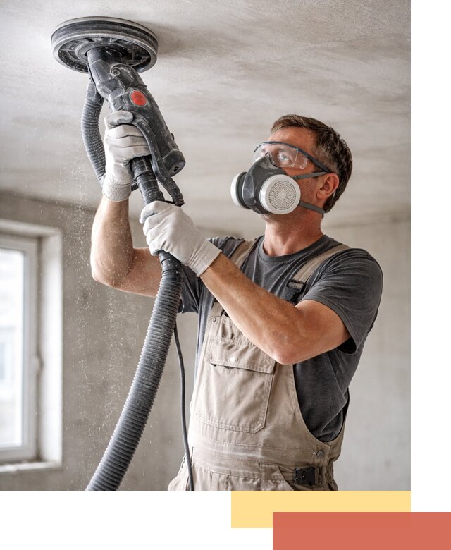 Шлифовка потолка в Курске — качественная подготовка под отделку