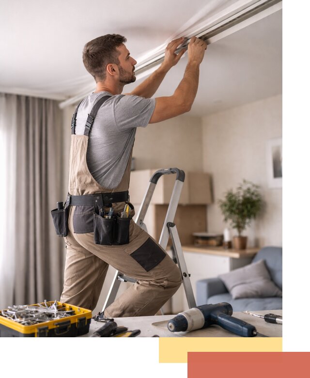 Ремонт натяжных потолков в Курске — качественно и оперативно