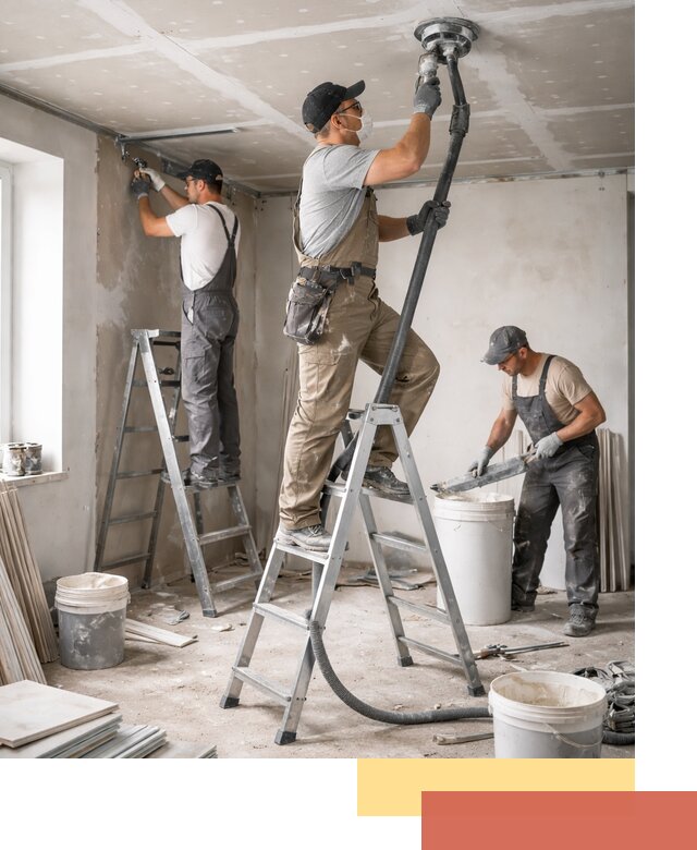 Ремонт потолка из гипсокартона в Курске: быстрый и качественный монтаж