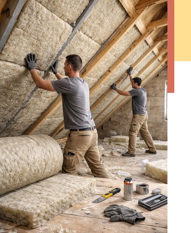 Утепление потолка минватой в Курске от 1511 руб. — быстро и недорого | ОТДЕЛОЧНИК-Кус