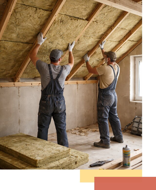 Утепление потолка минеральной ватой в Курске