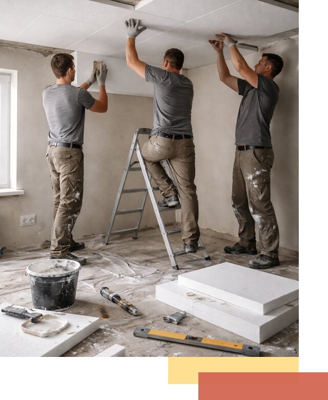 Утепление потолка пенопластом в Курске быстро и качественно